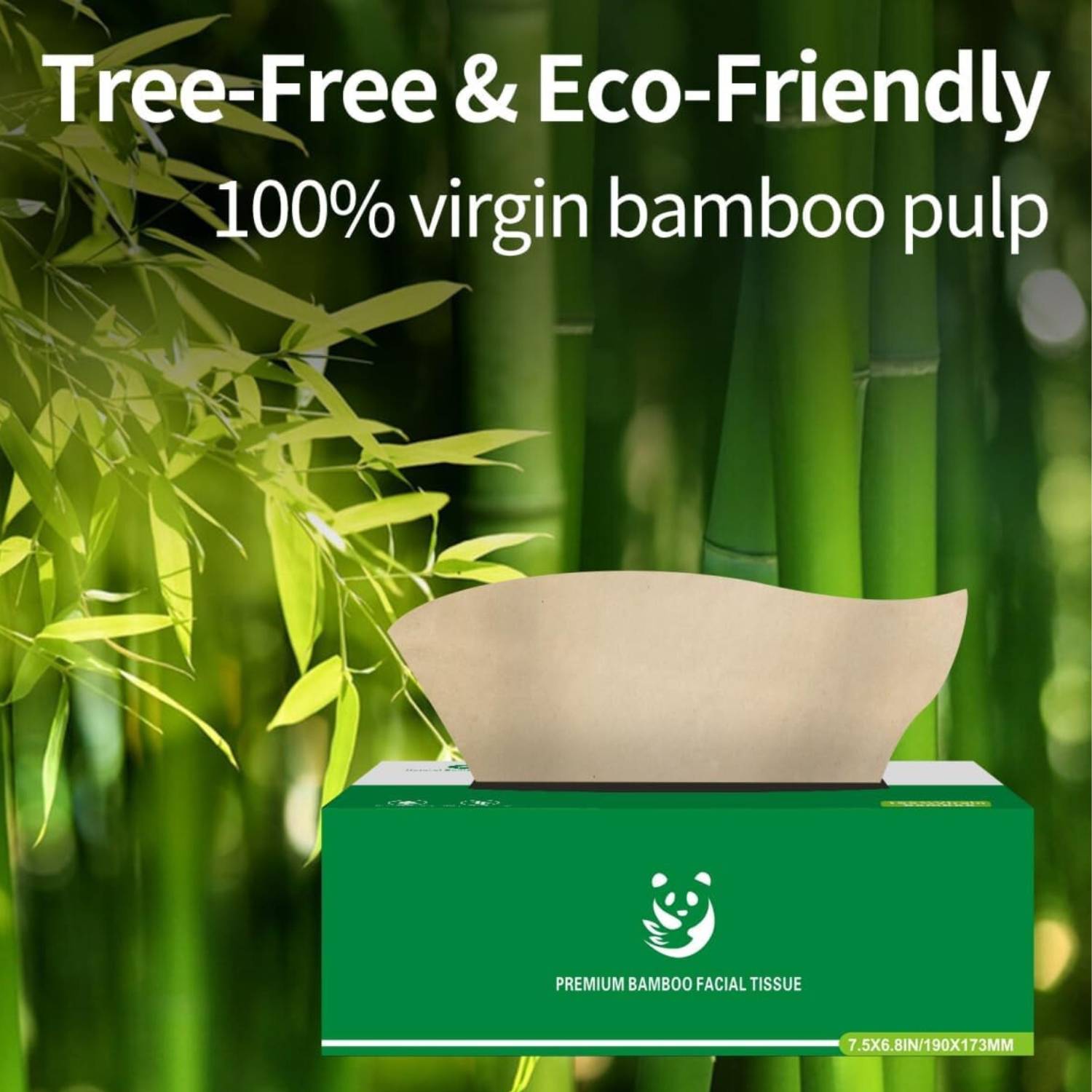 Bamboo Facial Tissues, 12 Pack: image 3